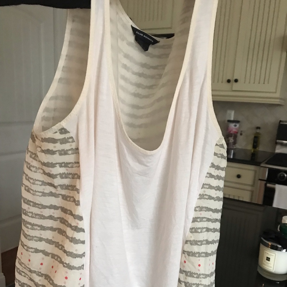 Club Monaco Brand Silk Tank Size Small